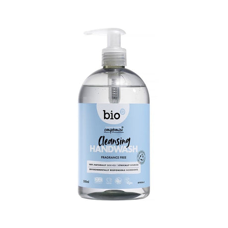 Cleansing Hand Wash Fragrance Free 500ml - Greenlands Health Store