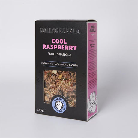 Raspberry Macadamia and Pumpkin seed granola 300g - Greenlands Health Store