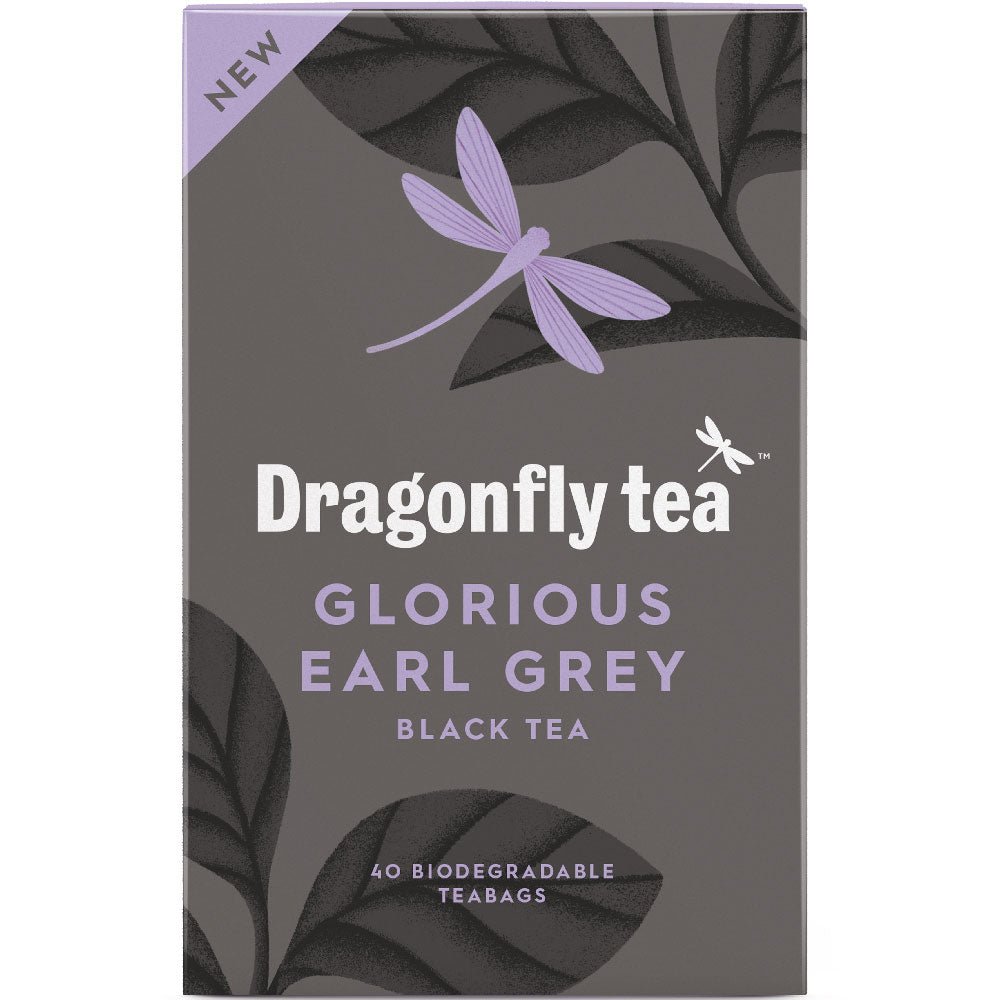 Dragonfly Glorious Earl Grey Black Tea 40 tea bags - Greenlands Health Store