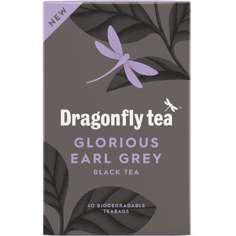 Dragonfly Glorious Earl Grey Black Tea 40 tea bags - Greenlands Health Store