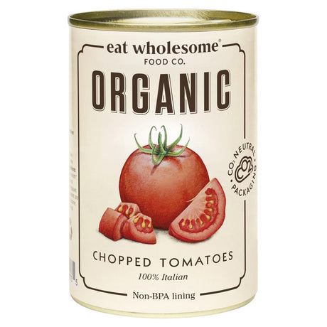 Eat Wholesome Organic Chopped Tomatoes 400g - Greenlands Health Store