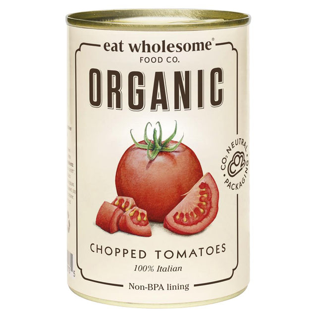 Eat Wholesome Organic Chopped Tomatoes 400g - Greenlands Health Store