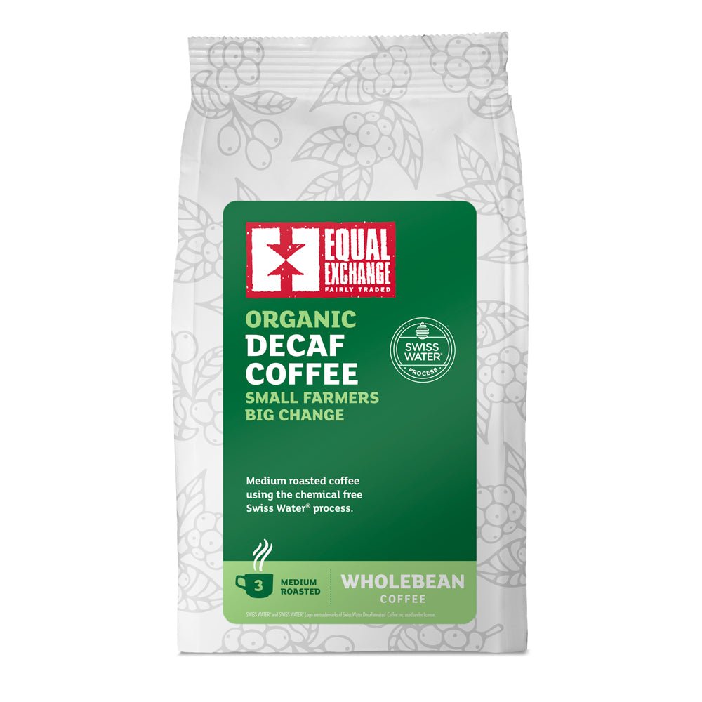 Organic & Fair Trade Decaffeinated Coffee Beans 200g - Greenlands Health Store