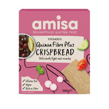 Amisa Gluten Free Quinoa Fibre Plus Crispbread Organic 100g - Greenlands Health Store