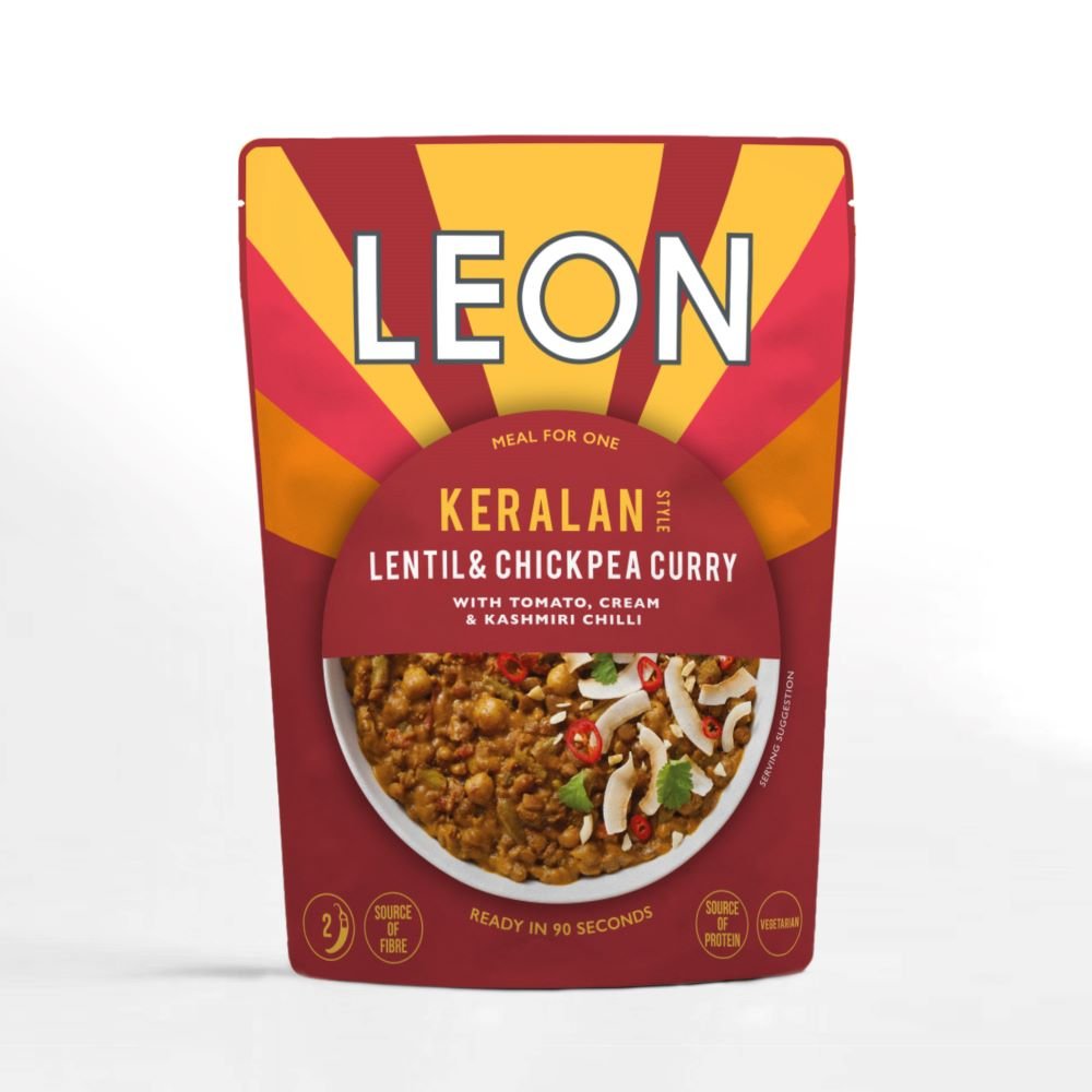 LEON Keralan Style Lentil & Chickpea Curry 250g - Greenlands Health Store