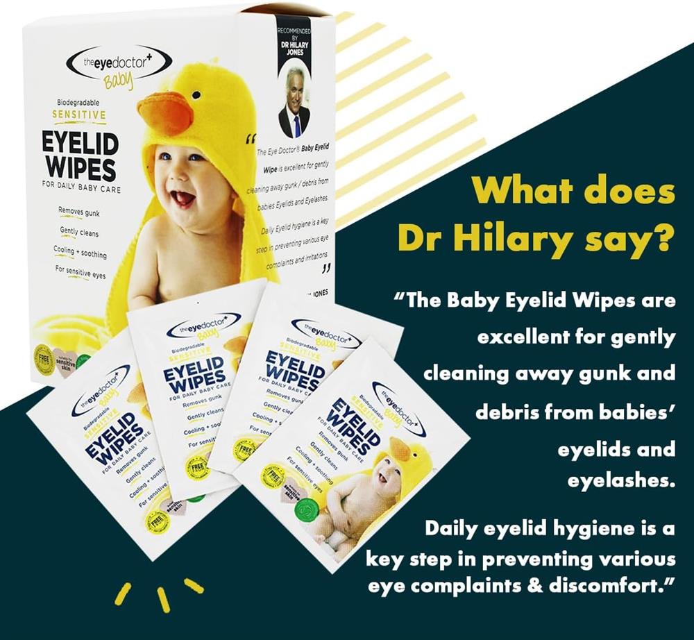 The Eye Doctor Baby Eye Lid Sterile Wipes 20 - Greenlands Health Store