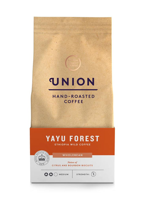 Union Coffee Yayu Forest Ethiopia Wild Coffee - Bean - Greenlands Health Store