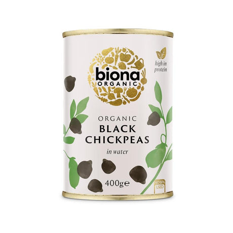 Organic Black Chickpeas - 400g - Greenlands Health Store