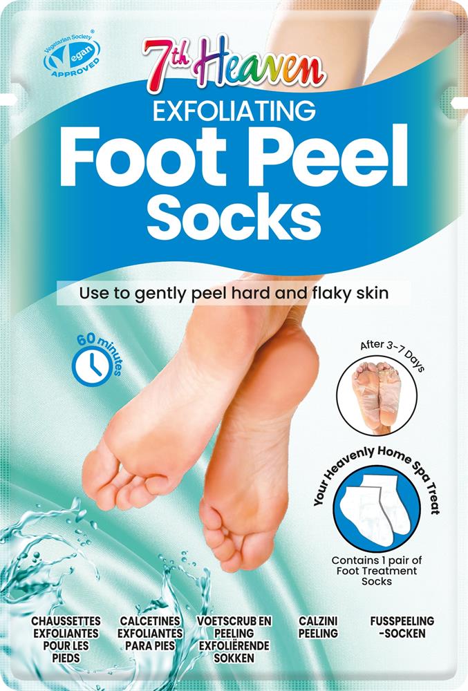 7th Heaven Exfoliating Foot Peel Socks - Greenlands Health Store