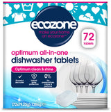 Optimum all - in - one Dishwasher Tablets - 72 Tablets - Greenlands Health Store