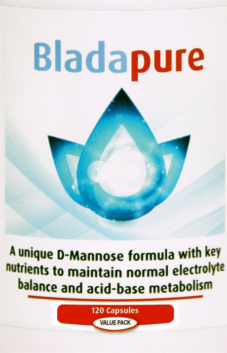 Bladapure Capsules D - Mannose Plus 120 caps - Greenlands Health Store