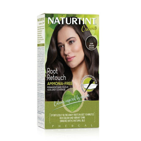 Naturtint Root Retouch Creme Dark Brown Shades 45ml - Greenlands Health Store