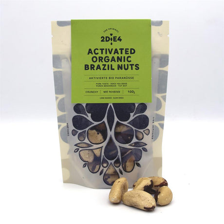 2DiE4 Activated Organic Brazils 100g - Greenlands Health Store