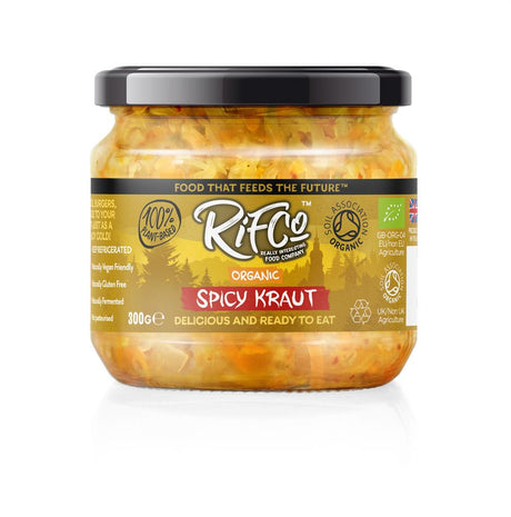 RIFCo Organic Spicy Kraut 300g - Greenlands Health Store