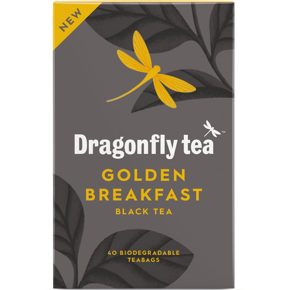 Dragonfly Golden Breakfast Black Tea 40 tea bags - Greenlands Health Store