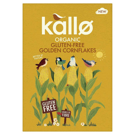 Kallo Organic Gluten Free Cornflakes 375g - Greenlands Health Store