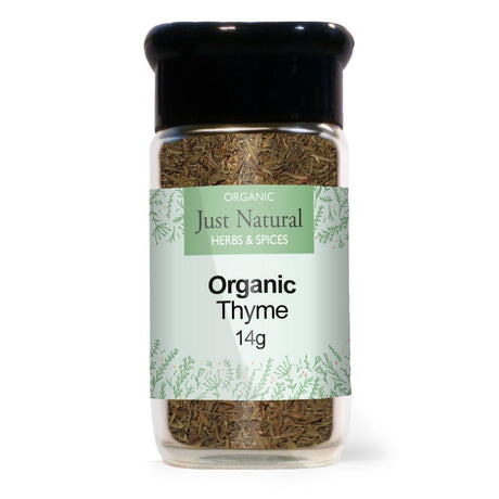 Organic Thyme (Glass Jar) 14g - Greenlands Health Store