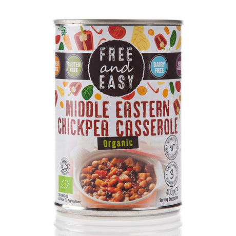Organic Middle Eastern Chick Pea Casserole 400g - Greenlands Health Store