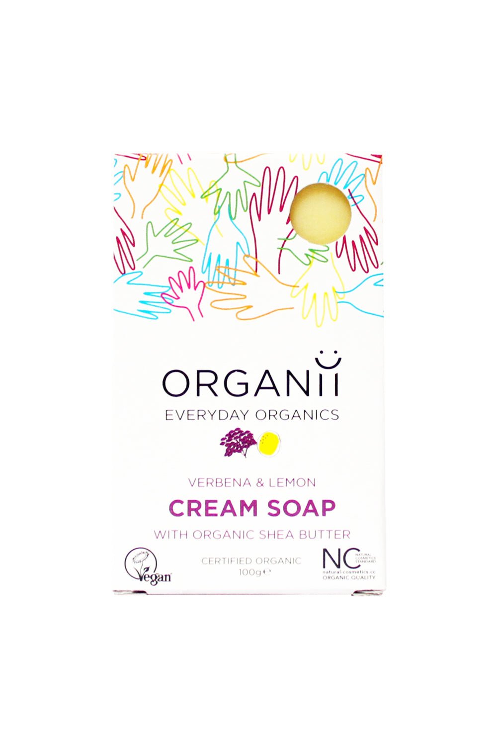 ORGANii Verbena & Lemon Cream Soap - Greenlands Health Store