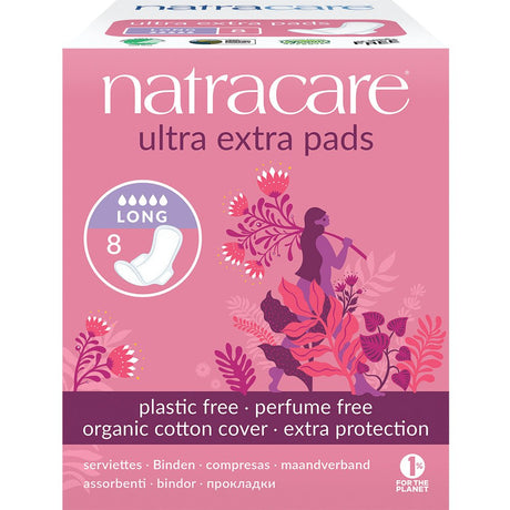 Ultra Extra Pads Long with wings 8's - Greenlands Health Store