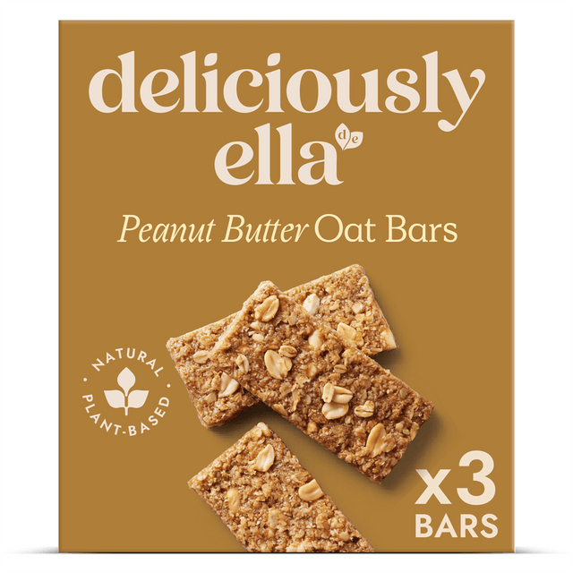 Deliciously Ella Peanut Butter Oat Bar Mulitpack - Greenlands Health Store