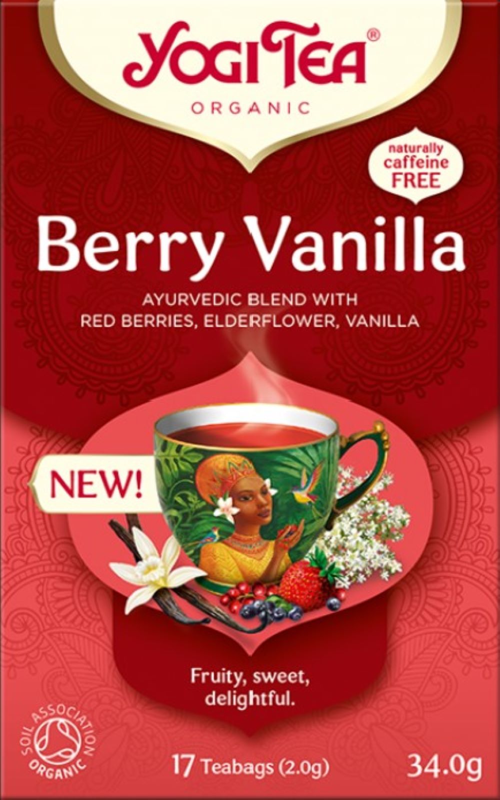 Yogi Tea Berry Vanilla - Greenlands Health Store