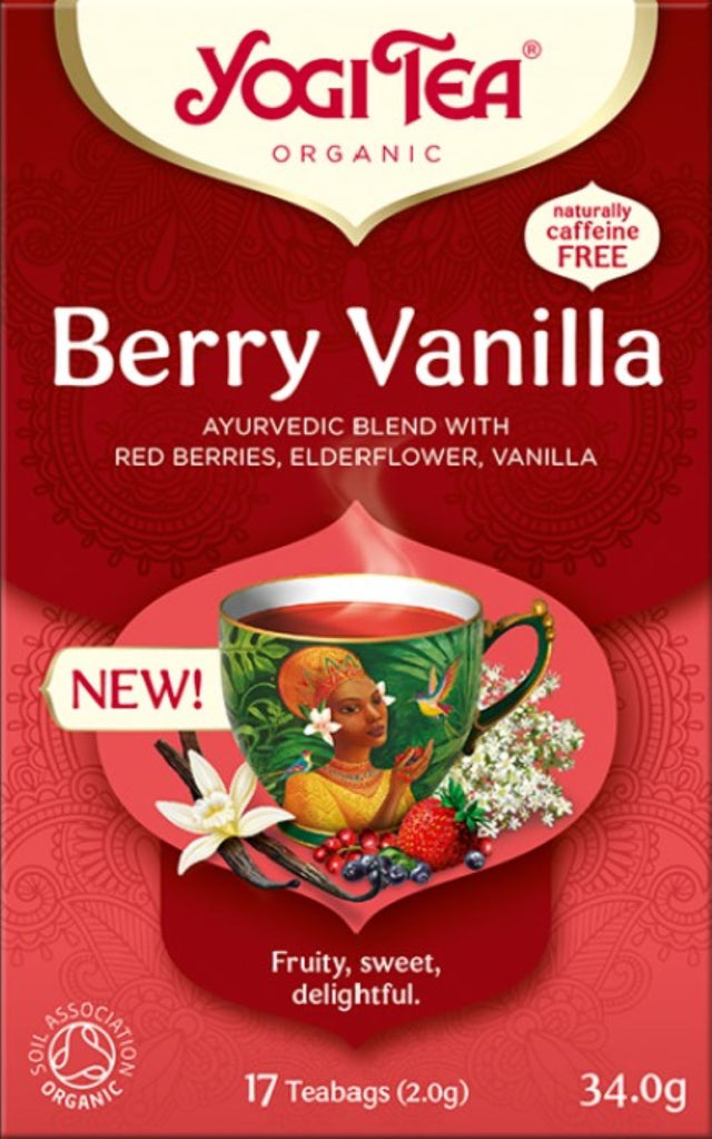 Yogi Tea Berry Vanilla - Greenlands Health Store