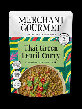Merchant Gourmet Thai Green Lentil Curry 280g - Greenlands Health Store