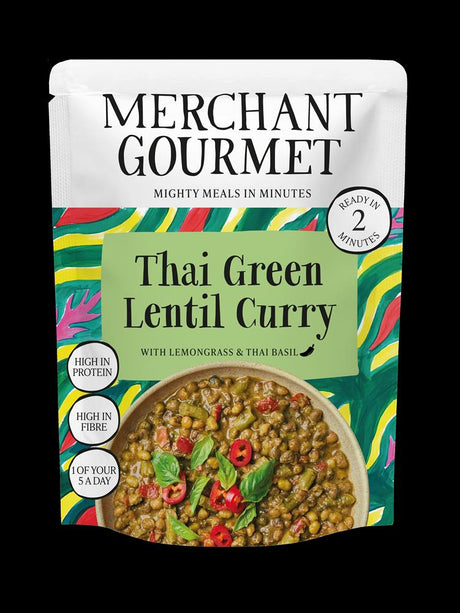 Merchant Gourmet Thai Green Lentil Curry 280g - Greenlands Health Store