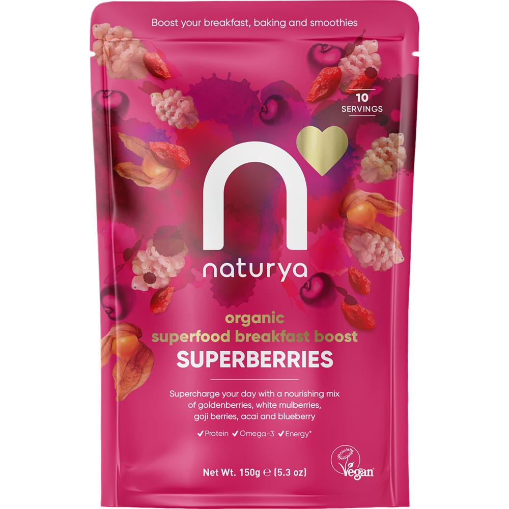 Breakfast Boost Superberries Organic 150g - Greenlands Health Store