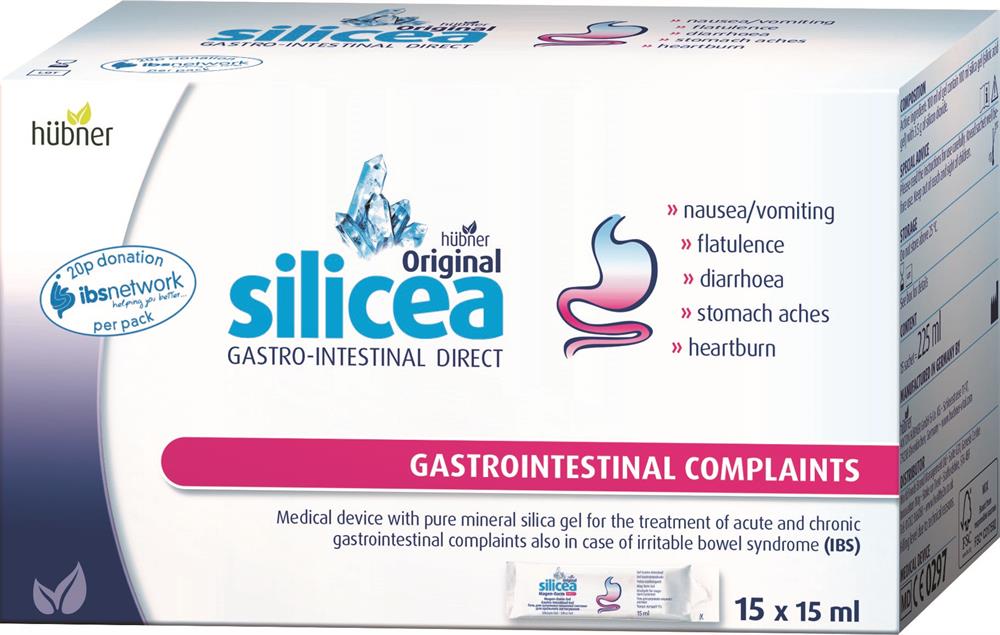 Silicea Gastro Intestinal Gel 15x15ml sachets - Greenlands Health Store