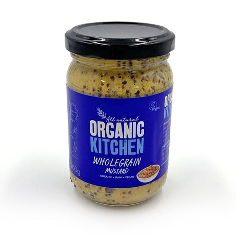 Organic Kitchen Wholegrain Mustard 200g - Greenlands Health Store