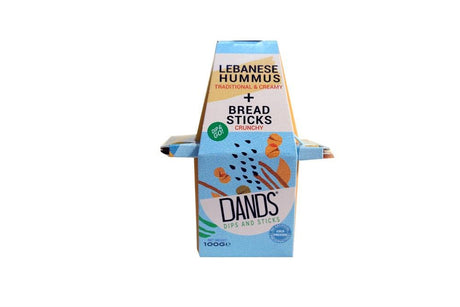 Dip&Go Lebanese Hummus & Sticks Snack 100g - Greenlands Health Store