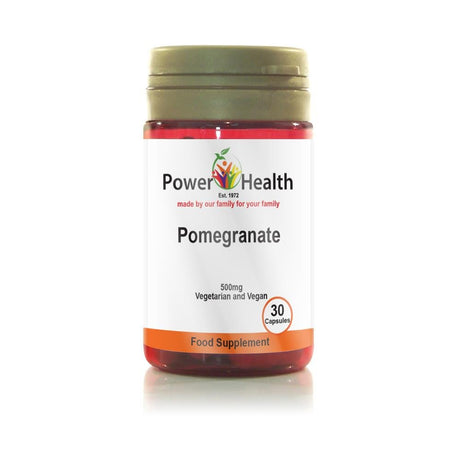 Pomegranate 500mg (200mg Ellagic Acid) 30 tabs - Greenlands Health Store