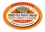 Organic Sprouted Carrot/Raisin Bread 400g - Greenlands Health Store