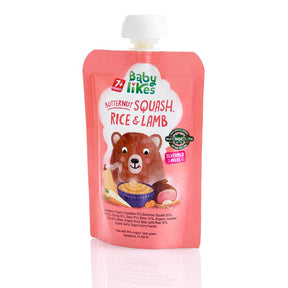 Butternut Squash Rice Lamb - Halal Baby Food 7 months+ 130g - Greenlands Health Store