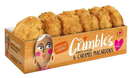 Mrs Crimbles Gluten Free Caramel Macaroons 180g - Greenlands Health Store