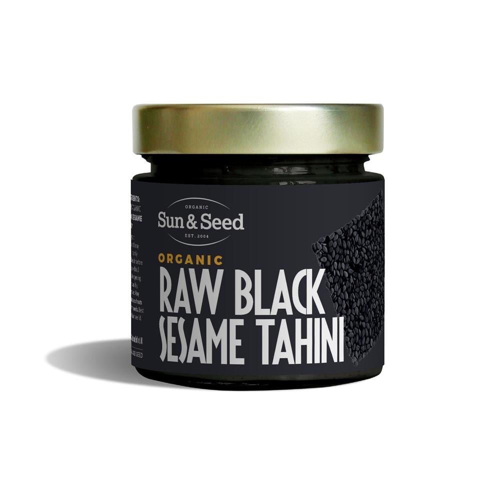 Sun and Seed Organic Raw Black Sesame Tahini 200g - Greenlands Health Store