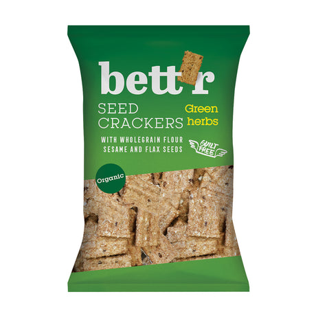 Wholegrain Crackers with Herbs 150g - Greenlands Health Store