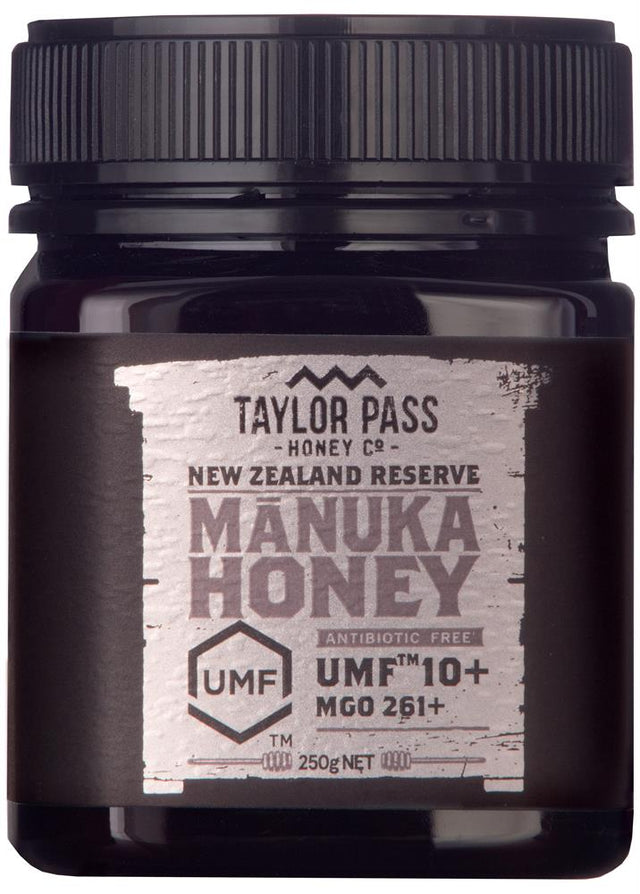 Taylor Pass Manuka Honey UMF10+/MGO261 250g - Greenlands Health Store