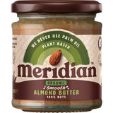 Meridian Organic Smooth Almond Butter 100% 170g - Greenlands Health Store