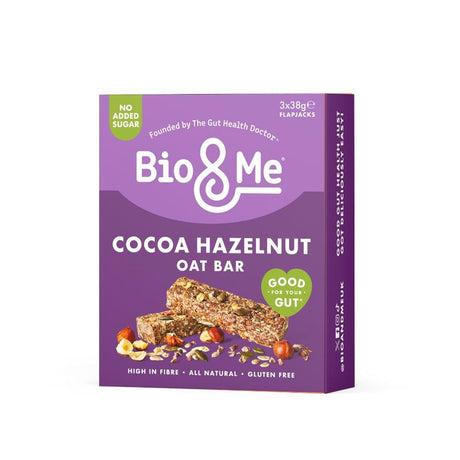 Cocoa & Hazelnut Oat Bar Multipack 3 x 38g - Greenlands Health Store