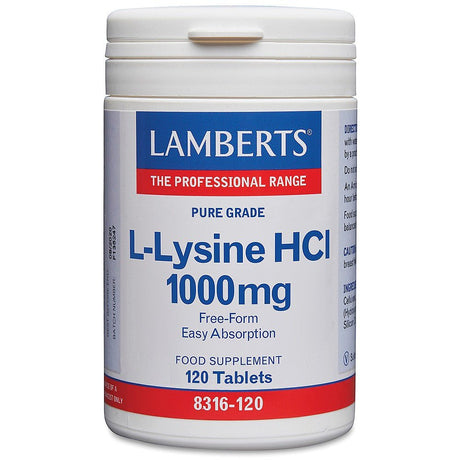 L - Lysine 1000mg 120 tablet - Greenlands Health Store
