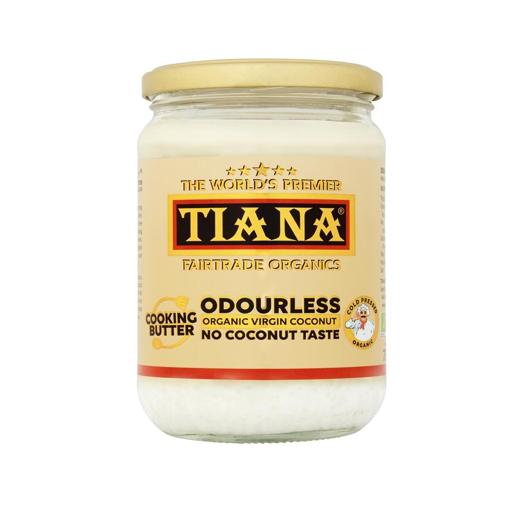 TIANA FairTrade Organics Pure Coconut Cooking Butter in 500ml - Greenlands Health Store