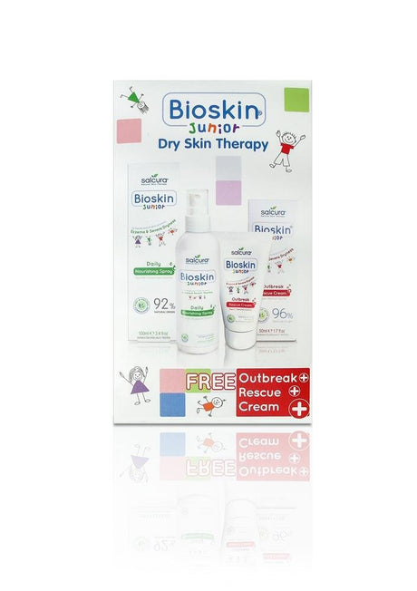 Bioskin Junior Duo Pack (Nourishing Spray & Rescue Cream FREE) - Greenlands Health Store