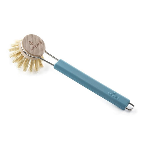 Ecoliving Dish Brush Blue With Replaceable Head - 1 Unit - Greenlands Health Store