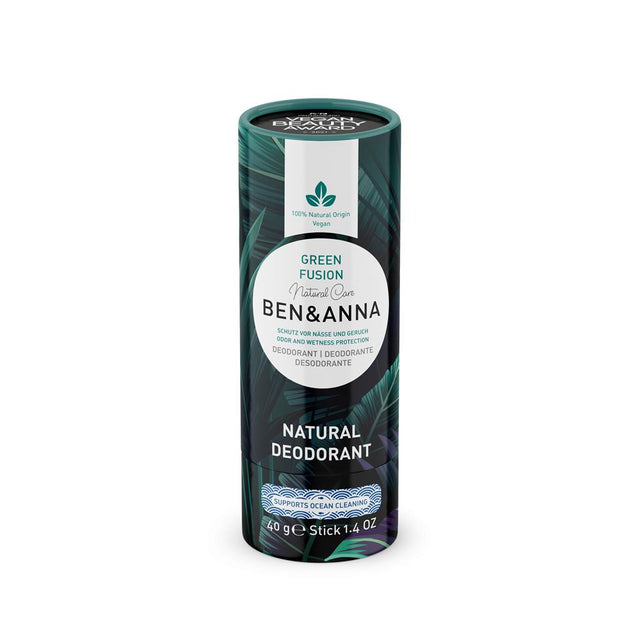 Ben & Anna - Green Fusion Deodorant 40g - Greenlands Health Store