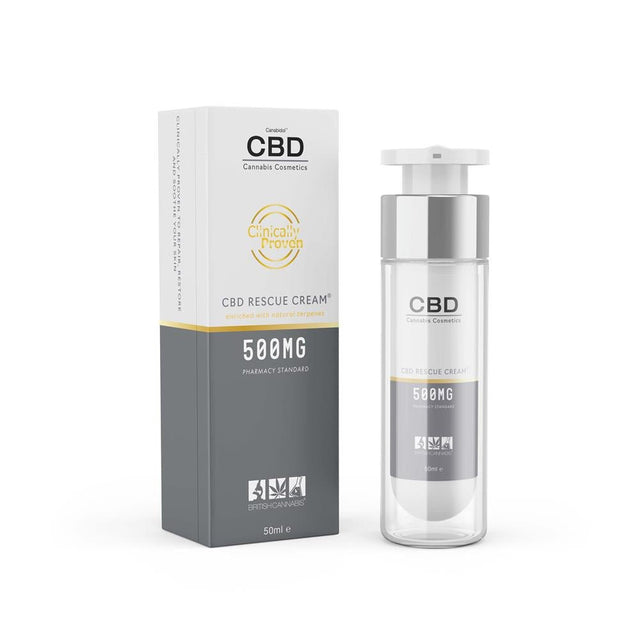 CBD Rescue Cream 500mg 50ml - Greenlands Health Store