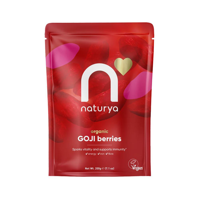 Naturya Goji Berries Organic 200g - Greenlands Health Store