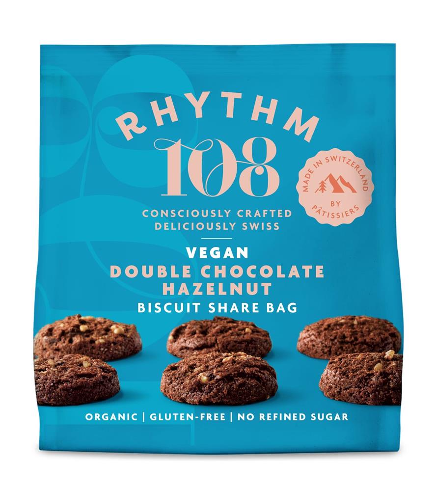 Double Chocolate Hazelnut Tea Biscuit Bag 135g - Greenlands Health Store